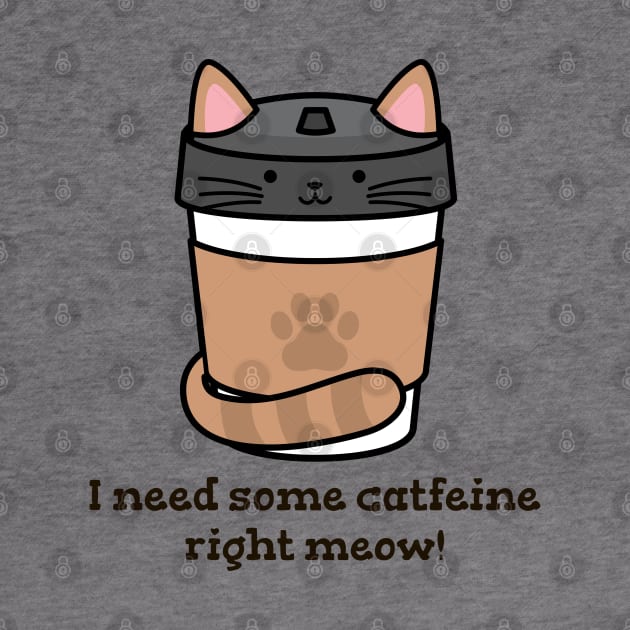 I need some catfeine right meow! Coffee Cats by Distinkt